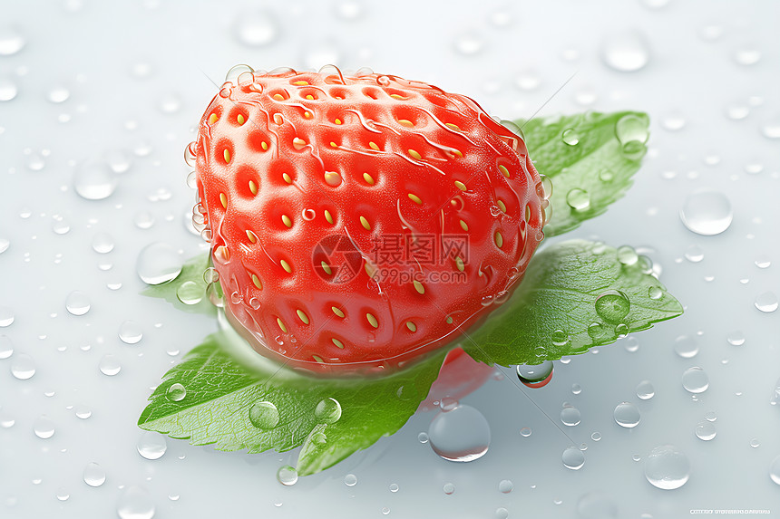 新鲜 草莓图片