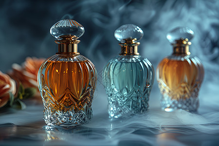 三瓶典雅香水图片