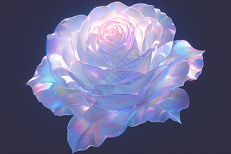 梦幻的白玫瑰图片