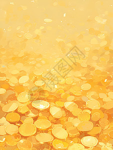 奢华闪耀的金币图片