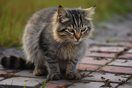 可爱的狸花猫图片