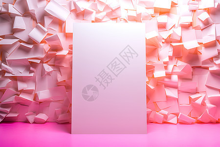 粉纸墙背景图片