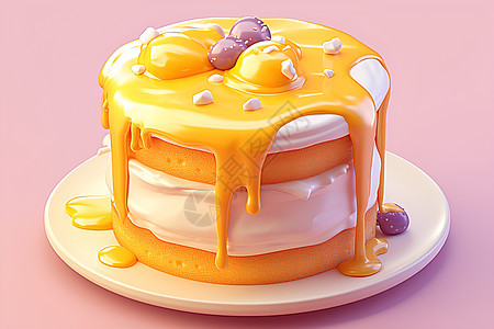 甜蜜蛋糕图片