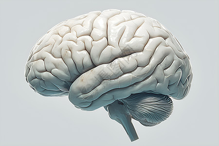 大脑片段设计的医疗大脑插画