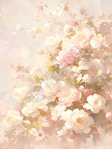淡雅的鲜花背景图片