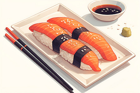 日式寿司艺术图片