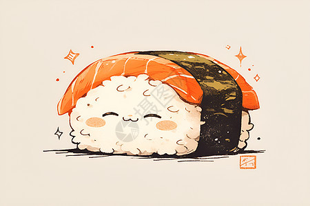 梦境中的寿司图片