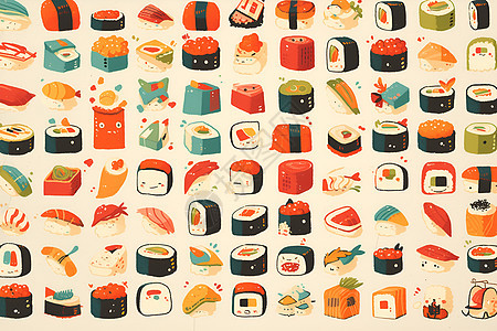 寿司美食集锦图片