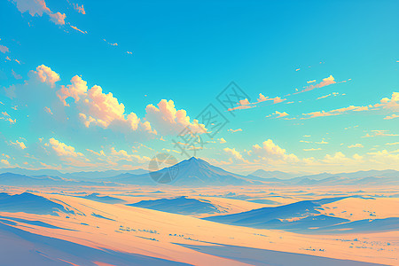 沙漠中的酷烈景象图片