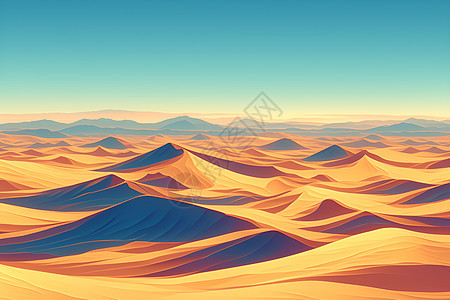 炎热的沙丘背景图片