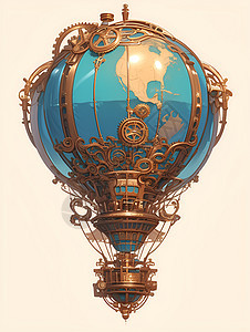 古典的热气球图片