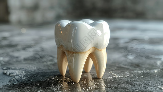 立体的医学牙齿模型图片