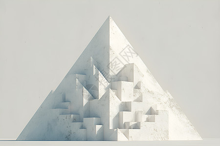 一座三维金字塔图片