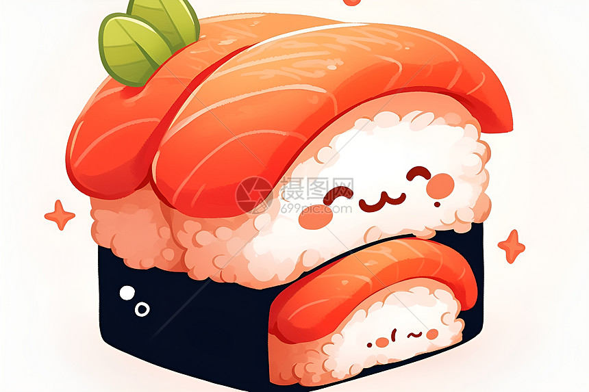 一个寿司人物图片