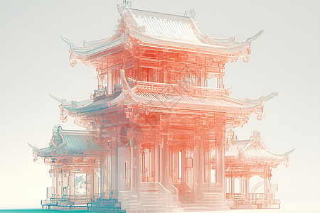 中式艺术建筑图片