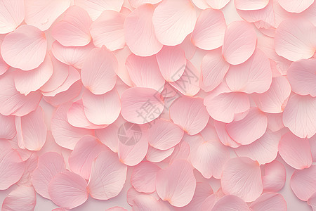 粉红玫瑰花瓣粉色的玫瑰花瓣插画