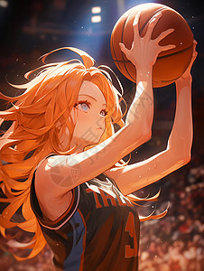 篮球女孩的传球图片