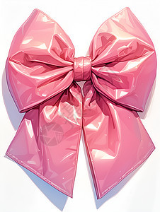 粉色蝴蝶结装饰图片