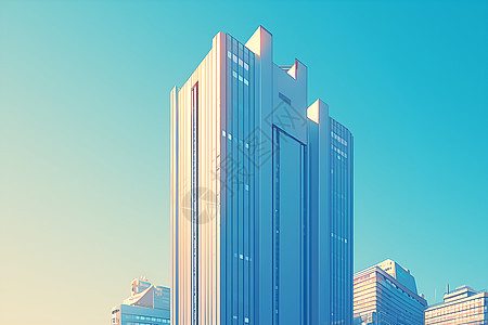 璀璨的摩天大楼图片