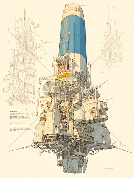 太空飞船设计蓝本图片