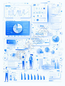 数据图表信息分析图片