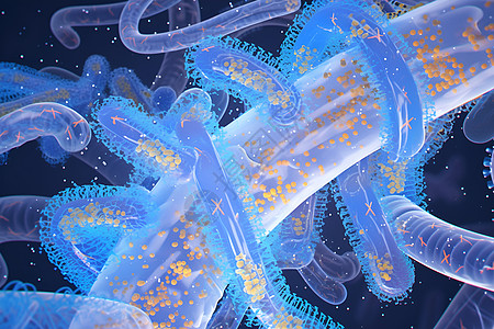 空气中漂浮的细菌图片