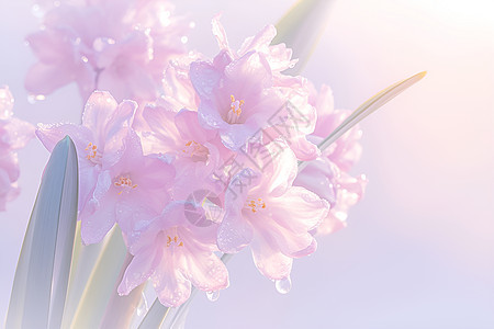 春天的粉色花海图片