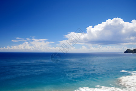 厦门海滩天空下的海滩背景