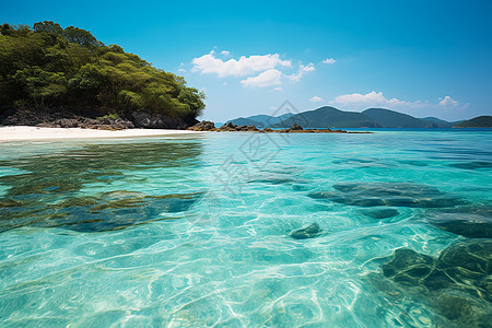 碧海的大海风景图片