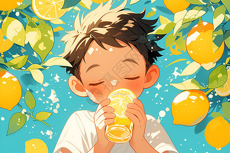 柠檬之夏的少年图片