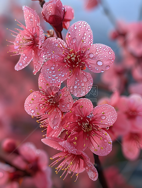 春日粉樱之美图片