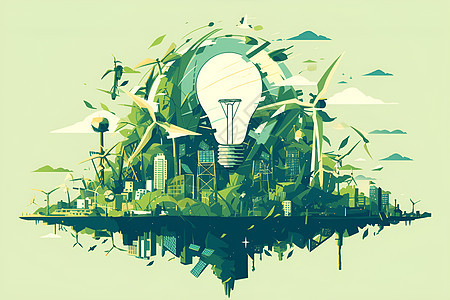 未来可持续能源的灵感图片
