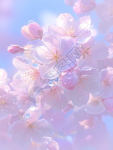 粉嫩的樱花图片