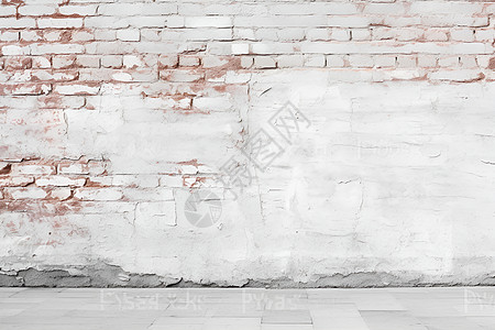 白灰砖墙背景图片