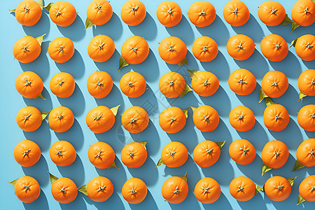 橙色果实的艺术图片