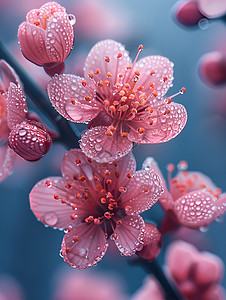 花瓣水珠花瓣上的水珠背景