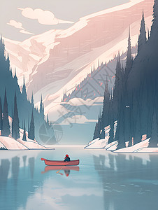 红船独行于湖上图片