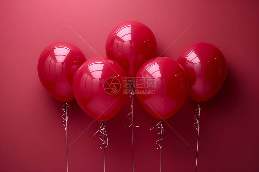 几个华丽的充气气球图片