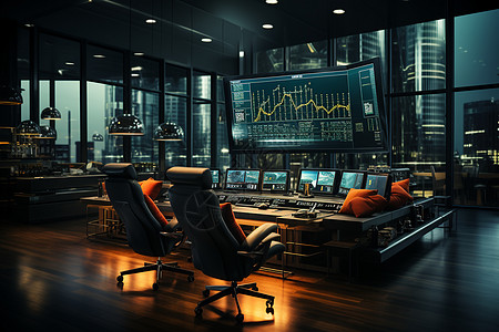 现代化的证券交易所图片
