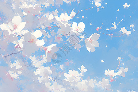 梦幻美丽的樱花图片
