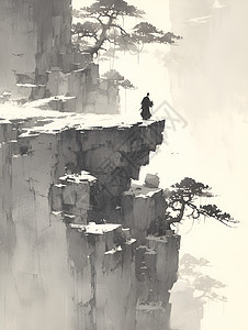 山崖中的幻境图片