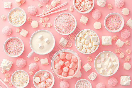 粉色糖果工艺图片