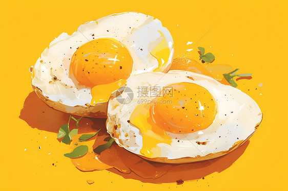 椒盐洒在鸡蛋上图片