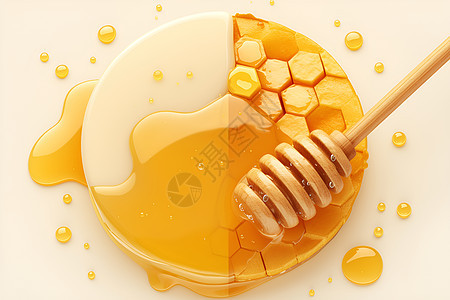 甜蜜的蜂蜜图片