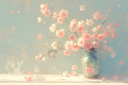 柔美白瓷花瓶图片