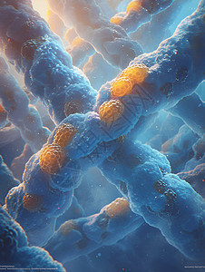 交错细菌与细胞图片