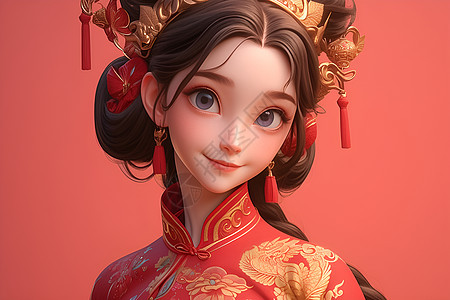 华丽的中国公主图片
