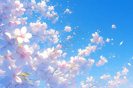 粉色樱花之美图片