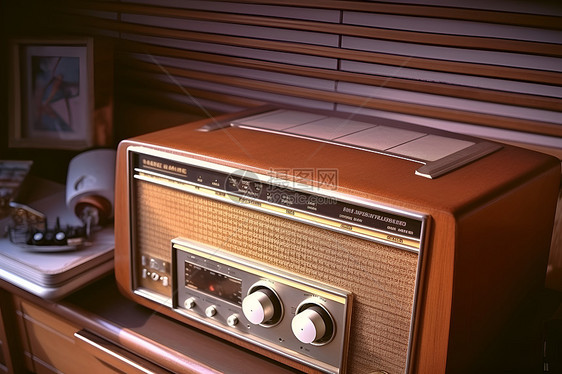 复古的收音机设备图片