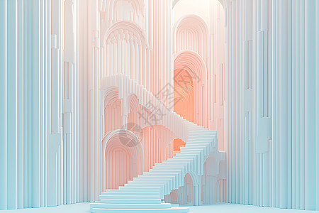 抽象楼梯建筑图片